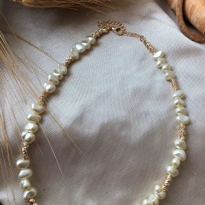 Barok İnci Kısa Kolye