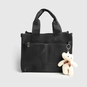 Paris Kadın Çok Bölmeli Ayıcıklı El Ve Çapraz Çanta