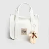 Paris Kadın Ubge Ayıcıklı El Ve Çapraz Çanta - Beyaz